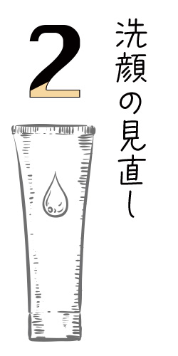 洗顔を見直す